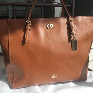 Coach Leather Tote Handbag